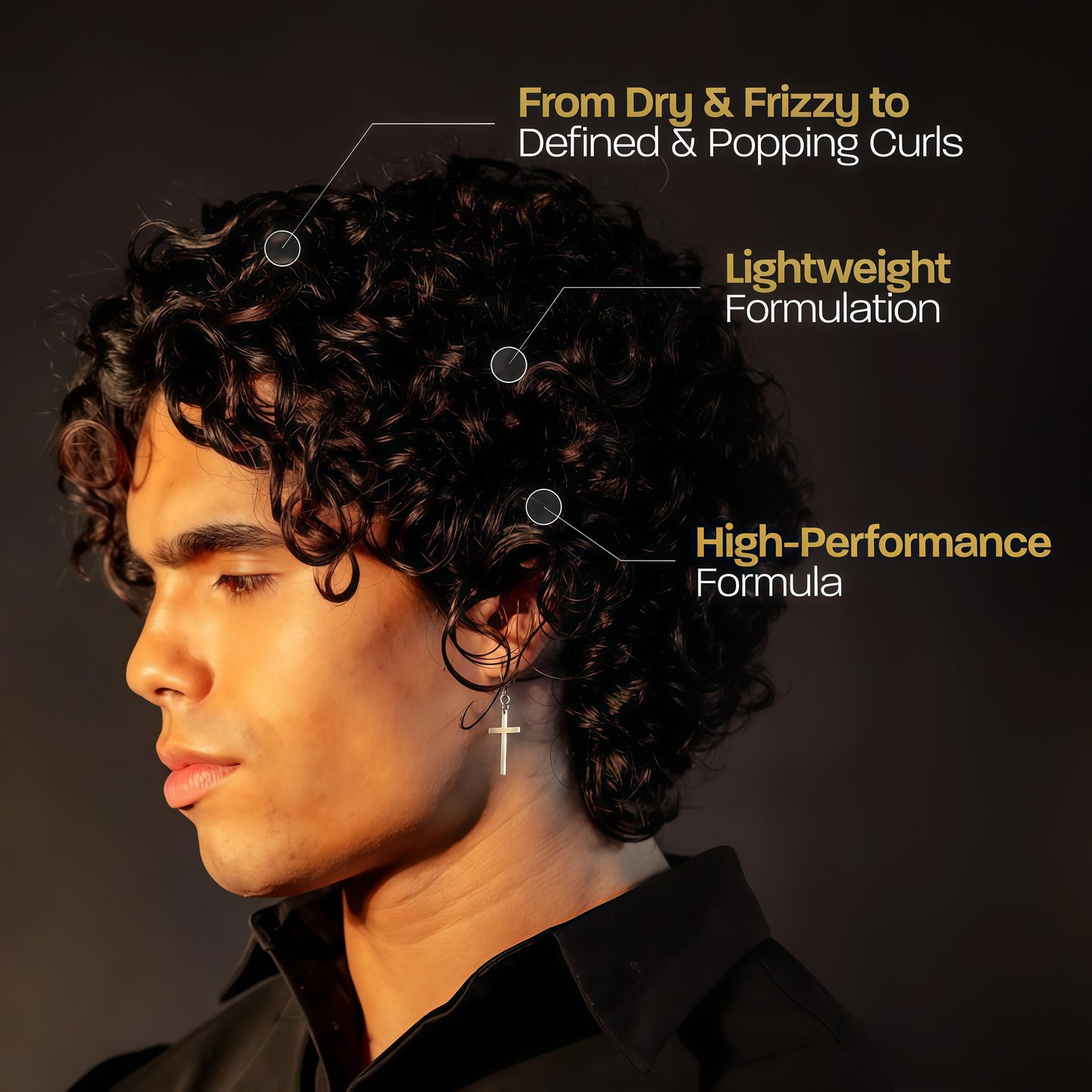 BASED Leave-In Conditioner, Instant Frizz Control, Hydrates & Nourishes Hair, Premium Leave-In Conditioner for Men, Healthier-Looking Frizz-Free Hair in Minutes (9.3 Fl Oz Pack of 1)